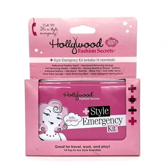 Hollywood Fashion Secrets Style Emergency Kit Tin Wardrobe Rescue New NWT - Picture 1 of 5